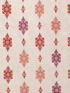 Romee Beige Ethnic Motifs Patterned Set of 1 Door Curtains