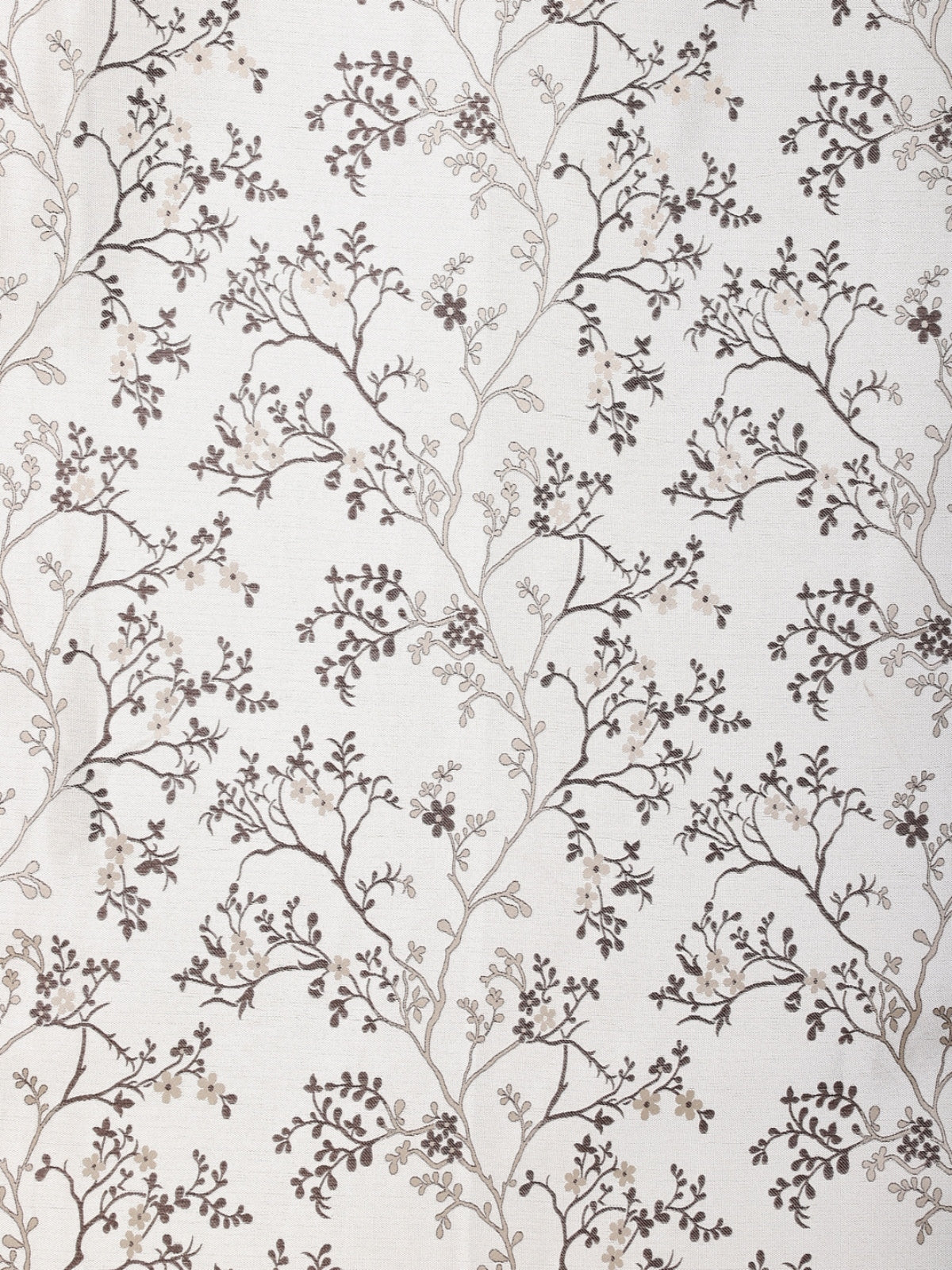Romee Cream Floral Patterned Set of 2 Door Curtains
