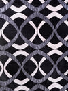 Romee Dark Blue Geometric Patterned Set of 2 Door Curtains