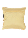 Soft Polyester Chenille Designer Plain Cushion Covers 16 inch x 16 inch Set of 2 - Beige