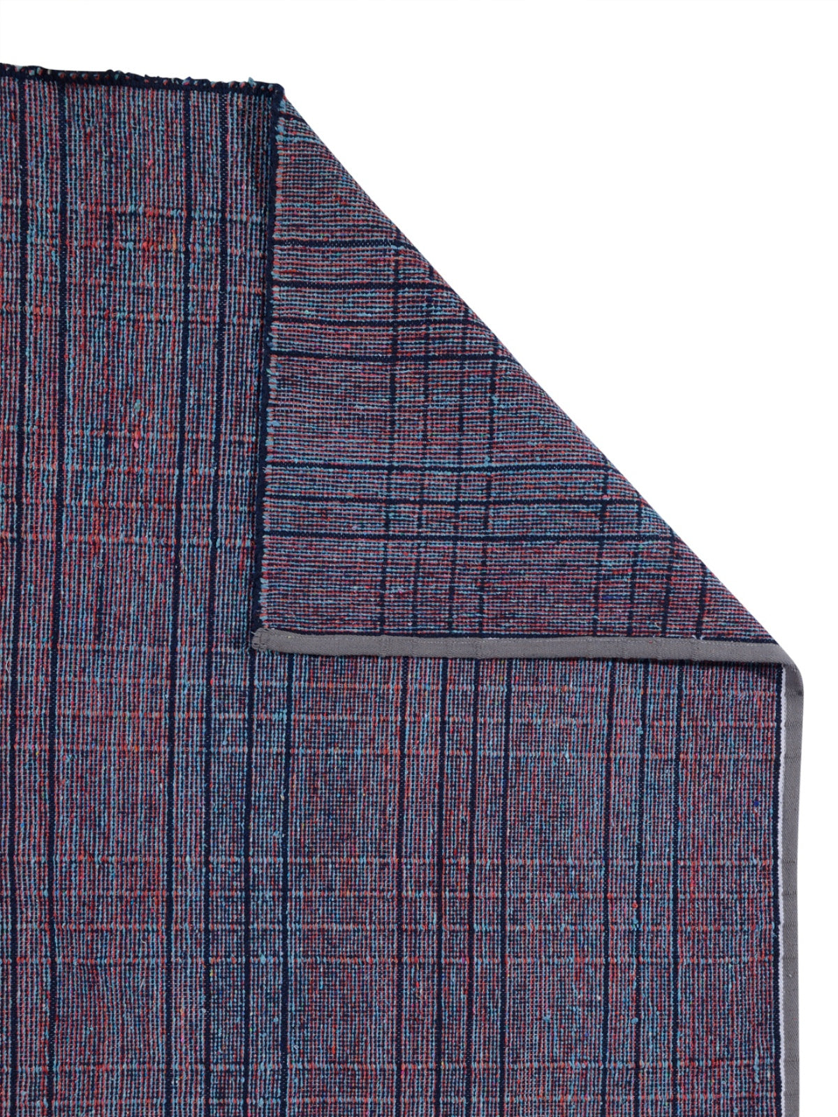 Blue Geometric Anti-Skid Carpet/Rug