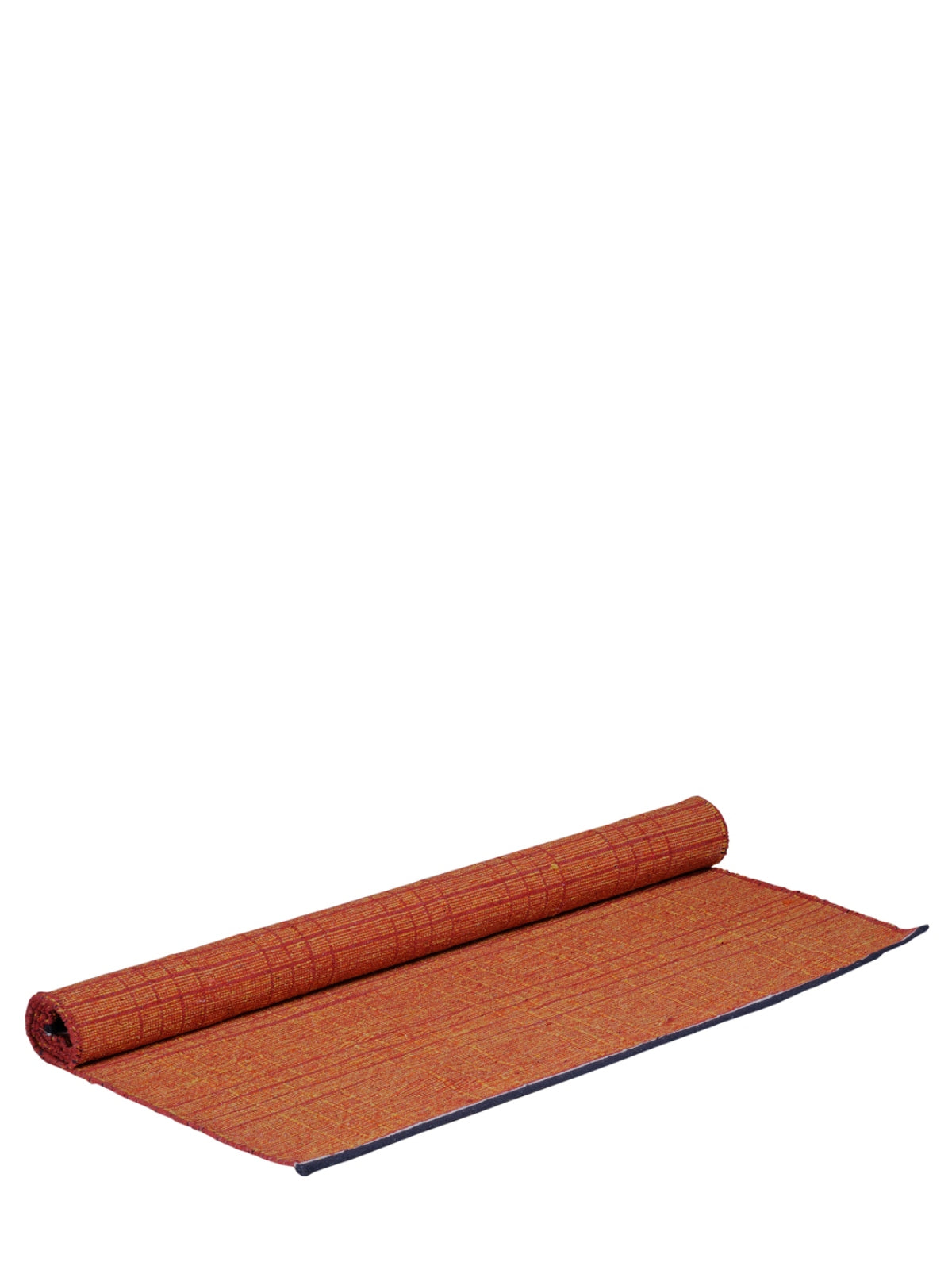 Orange Geometric Anti-Skid Carpet/Rug