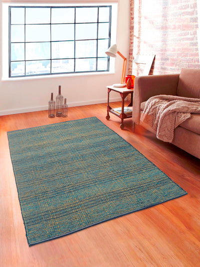 Grey Geometric Anti-Skid Carpet/Rug