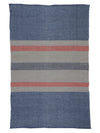 Multicolor 3 ft x 5 ft Striped Patterned Dhurrie