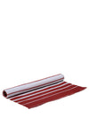 Red & White 3 ft x 5 ft Stripes Patterned Dhurrie