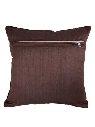 Coffee Brown Set of 5 Velvet 16 Inch x 16 Inch Cushion Covers