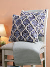 ROMEE Blue Ethnic Motifs Printed Cushion Covers Set of 2