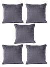 Grey Set of 5 Cushion Covers