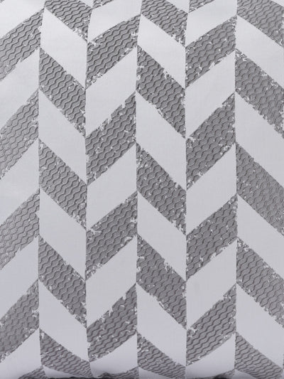 Grey & White Set of 5 Cushion Covers