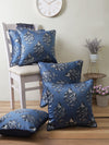 Blue Set of 5 Polyester 16 Inch x 16 Inch Cushion Covers