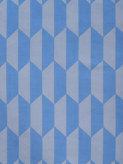 Blue Floral Patterned 300 GSM Double Bed Dohar