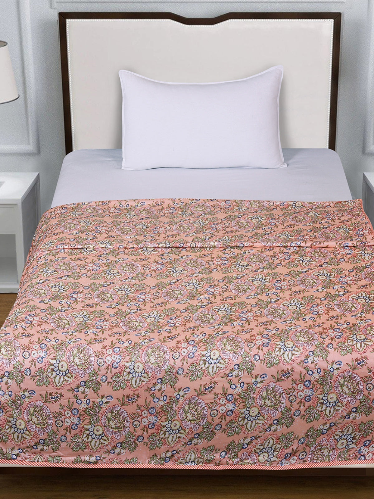 Peach AC Room 300 GSM Single Bed Dohar