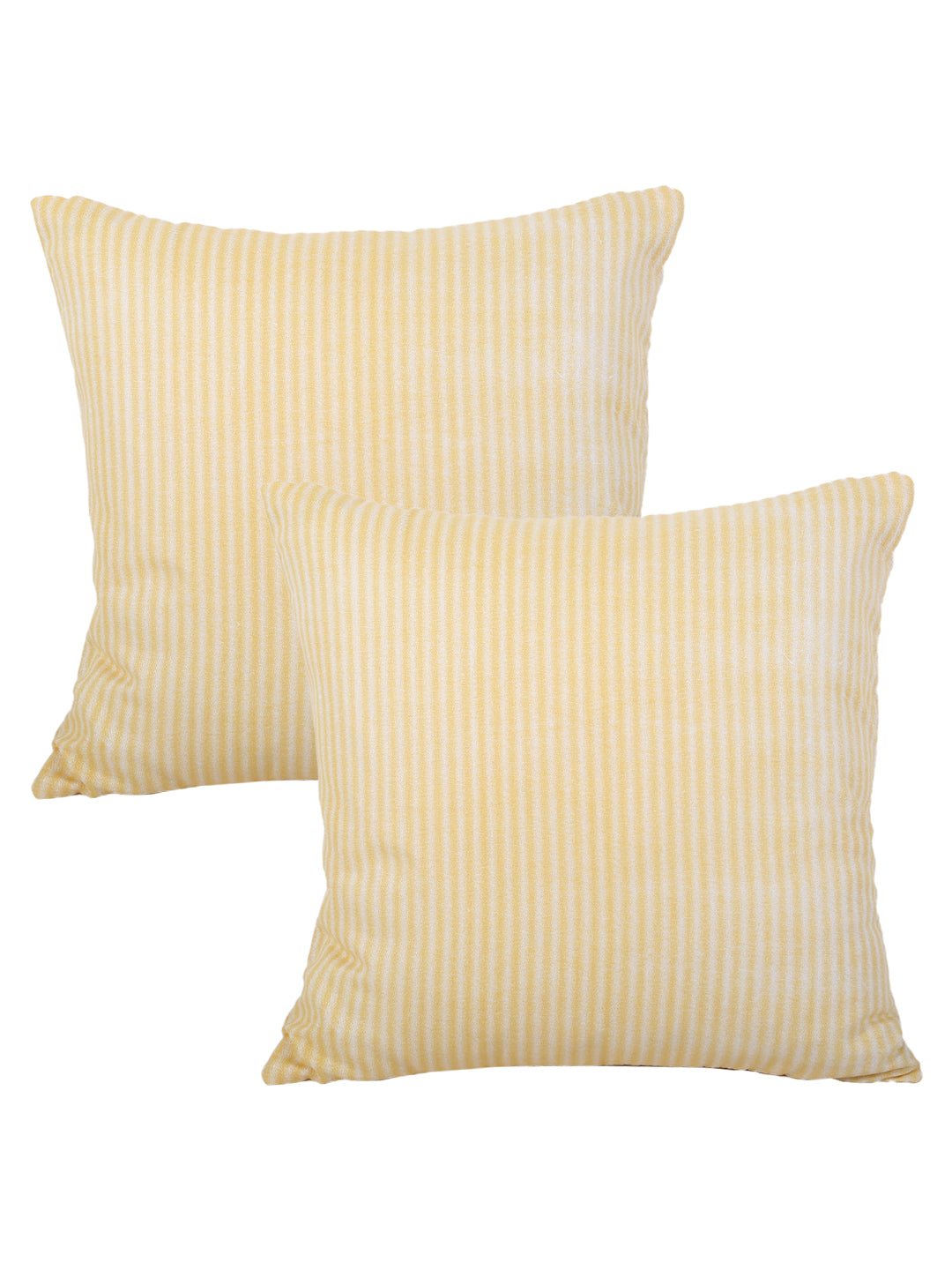 Floral Printed Cotton Diwan Set with Bolster and Cushion Covers - Yellow