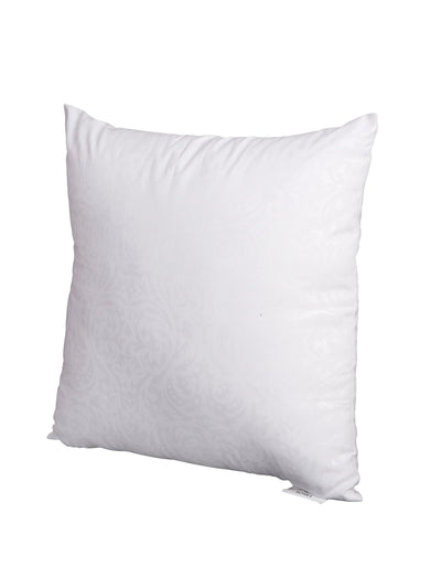 White Set of 1 Plain Cushion Fillers, 40 cm x 40 cm