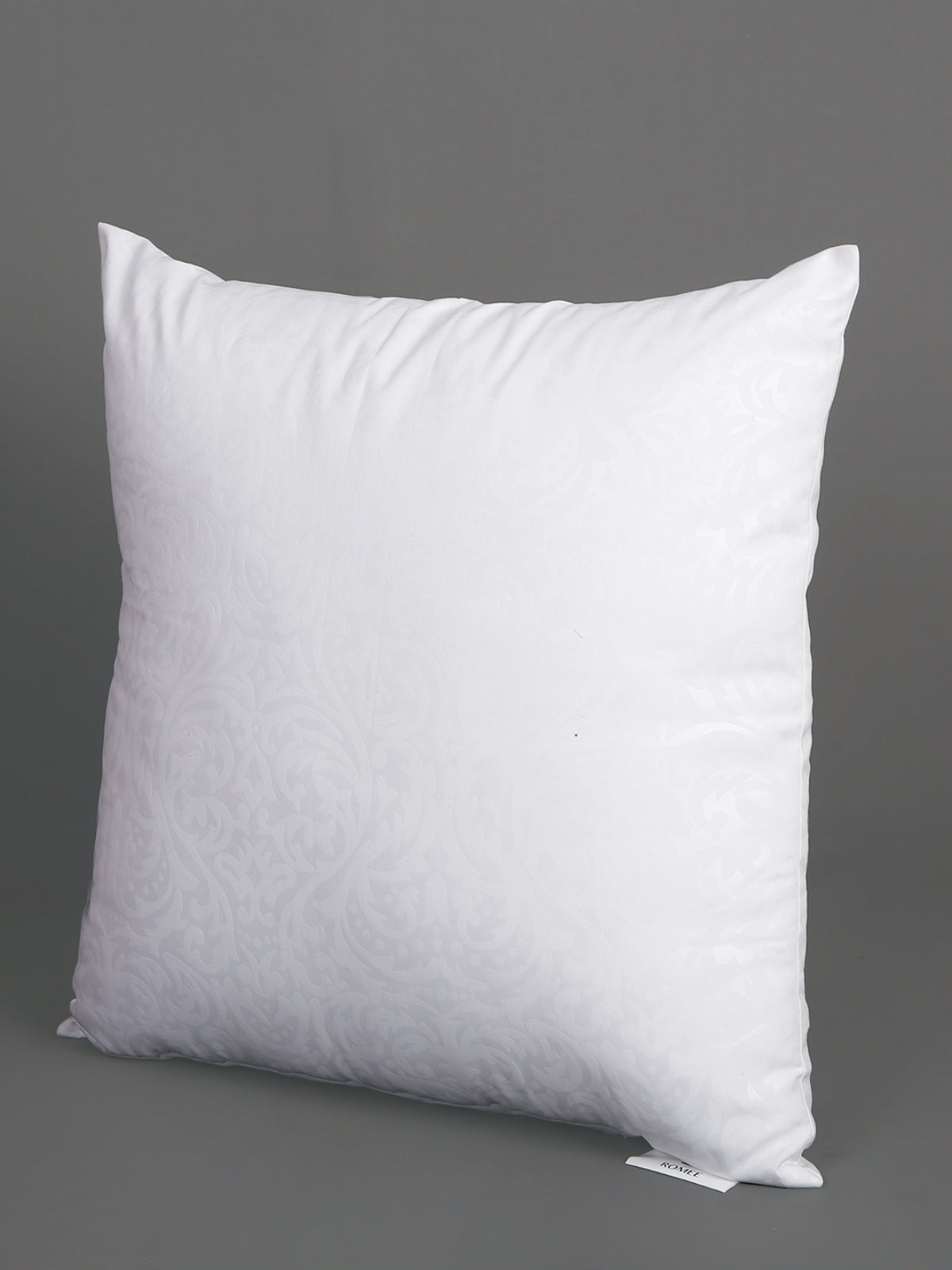 White Set of 1 Plain Cushion Fillers, 40 cm x 40 cm