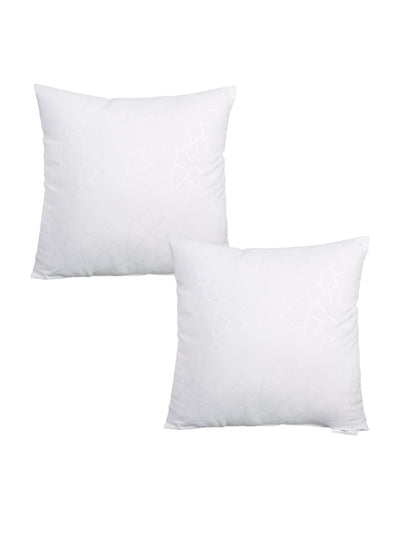 White Set of 2 Cushions