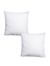 White Set of 2 Cushions