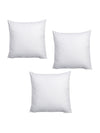 White Set of 3 Cushions