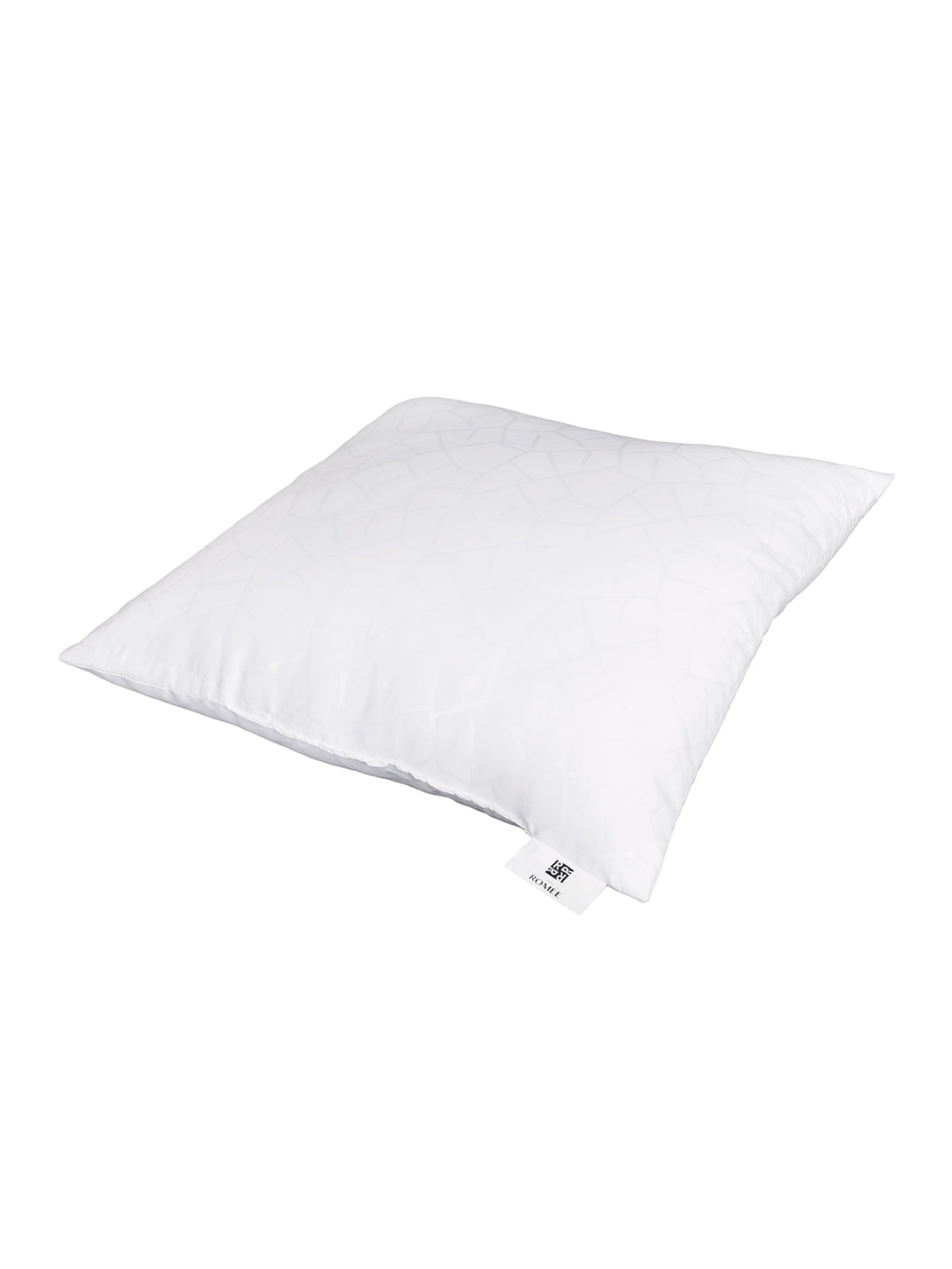 White Set of 5 Plain Cushion Fillers, 40 cm x 40 cm
