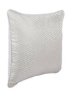 White Set of 5 Jacquard 16 Inch x 16 Inch Cushion Covers