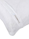 White Set of 5 Jacquard 16 Inch x 16 Inch Cushion Covers