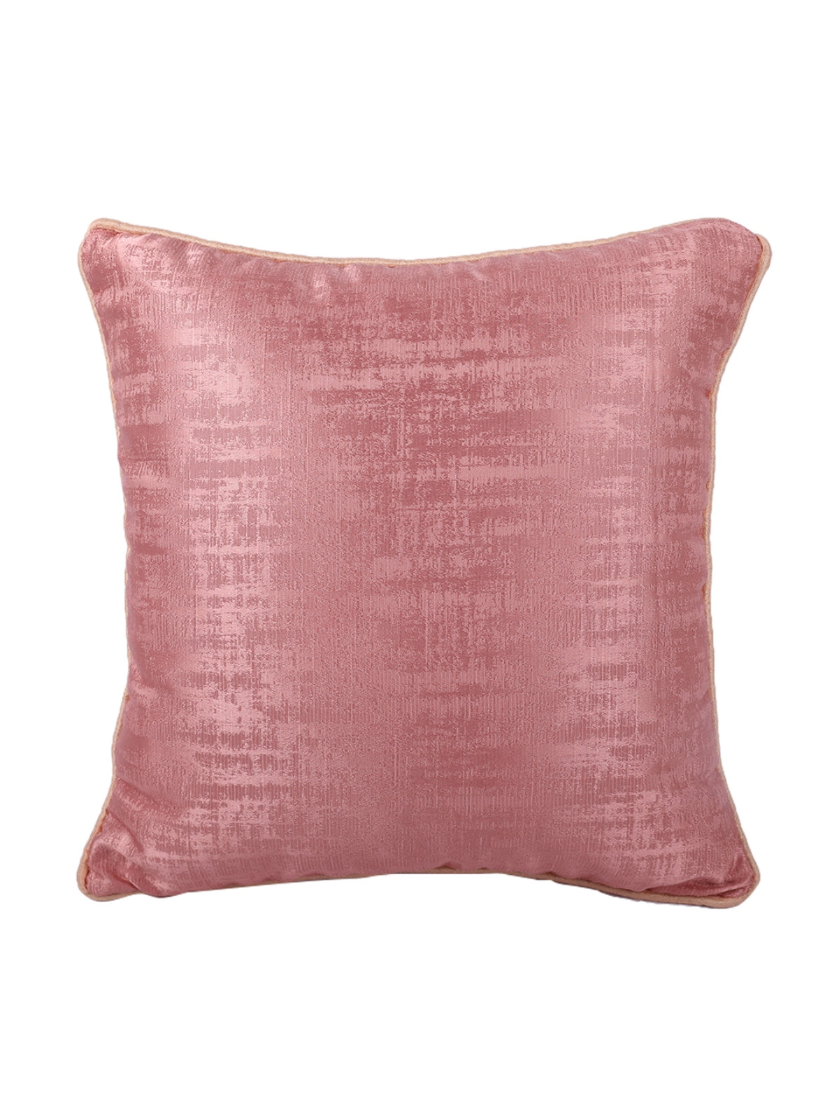 Pink Set of 5 Jacquard 16 Inch x 16 Inch Cushion Covers
