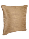 Brown Set of 5 Jacquard 16 Inch x 16 Inch Cushion Covers