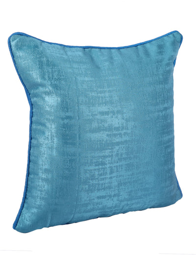 Turquoise Blue Set of 5 Jacquard 16 Inch x 16 Inch Cushion Covers