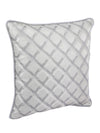 Silver Set of 5 Jacquard 16 Inch x 16 Inch Cushion Covers