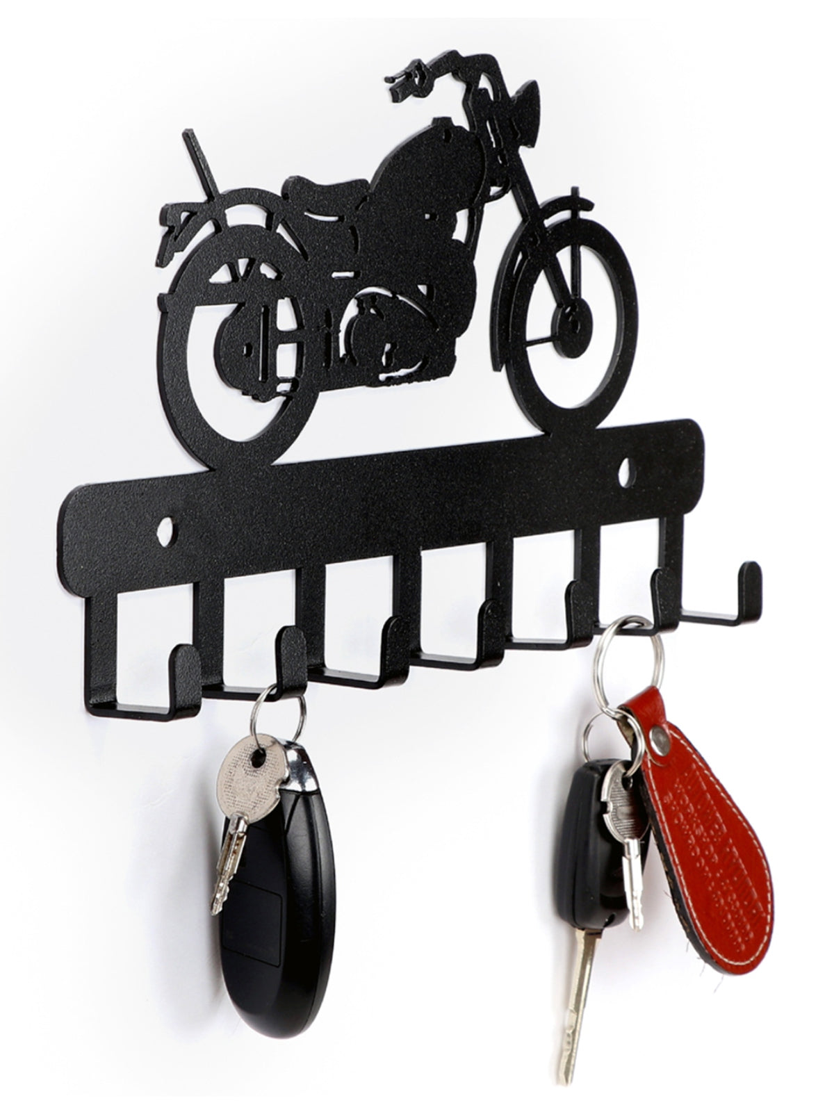 Metal Key Holder With 7 Hooks For Home & Office Wall Decorative