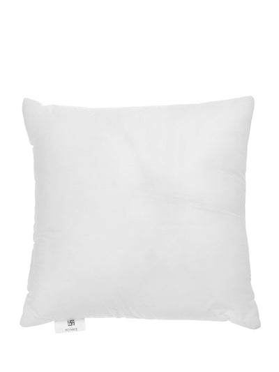 White Set of 5 Microfiber Square Cushion Filler