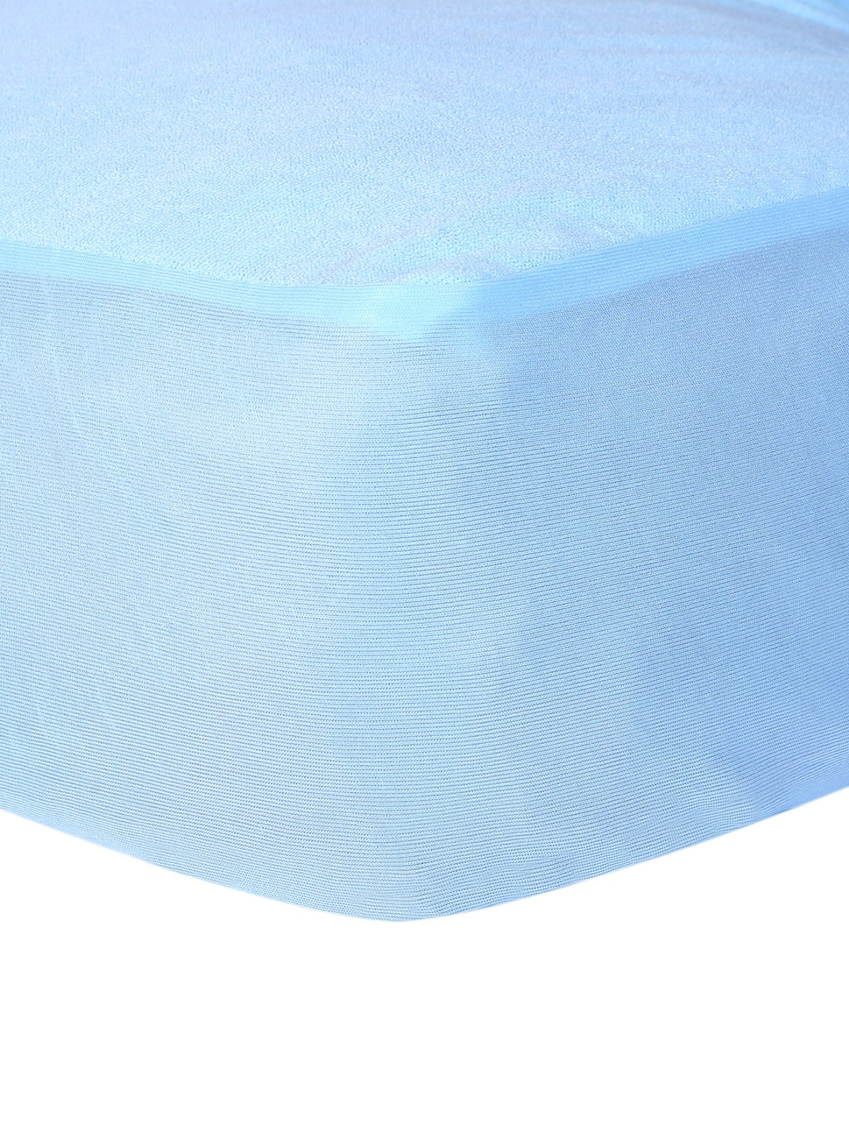 Aqua Blue Terry Cloth Waterproof Mattress Protector for King Size