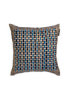 Soft Chenille Geometric Throw Pillow/Cushion Covers 16x16 Set of 5 - Turquoise Blue