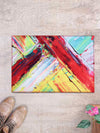 Multicolor Abstract Patterned Doormat, 16 Inch x 24 Inch