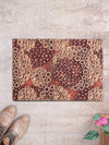 Brown Geometric Anti-Slip Doormat