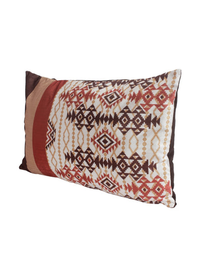 Cream & Brown Polyester Velvet Pillow Covers - Pack of 2