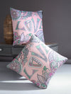 Peach Set of 2 Cushion Covers 24x24 Inch