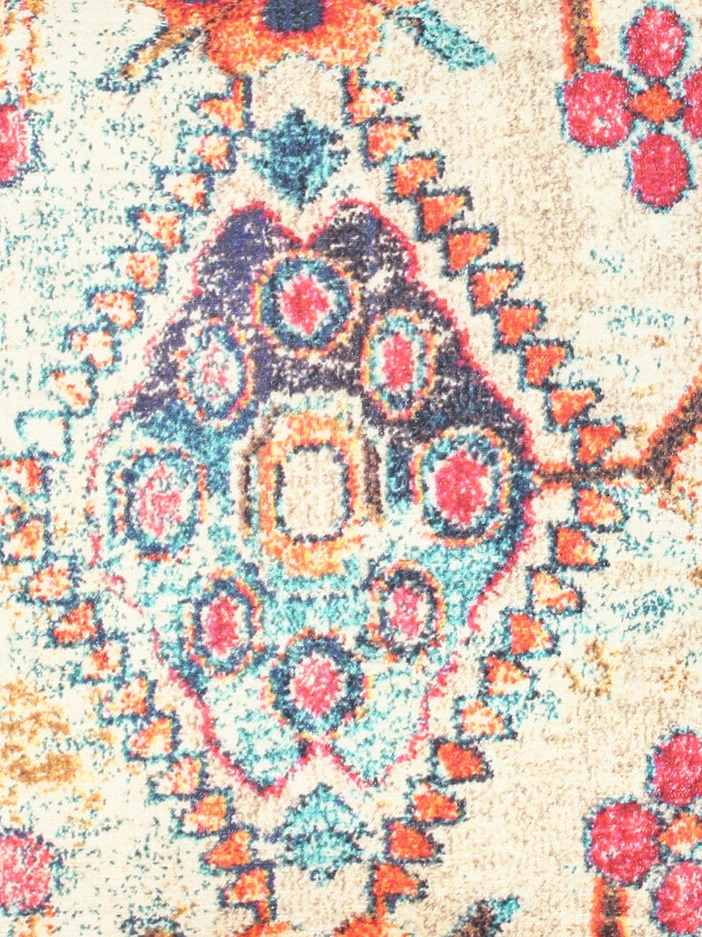 Ethnic Motifs 2 Piece Polyester Cushion Cover Set - 16" x 16", Multicolour