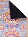 Blue & Rust 22 inch x 55 inch Ethnic Motifs Patterned Bed Runner