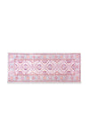 Pink & Beige Chenille Bed Runner