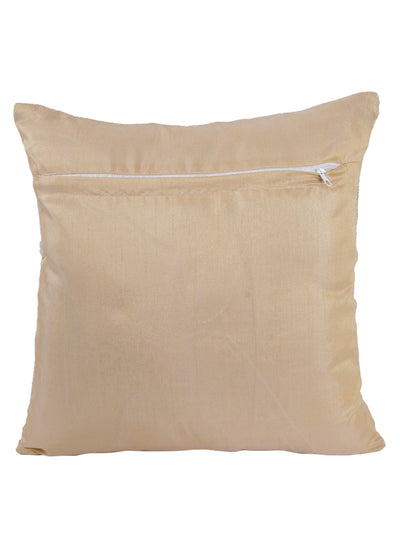 Beige Set of 5 Polyester 16 Inch x 16 Inch Cushion Covers