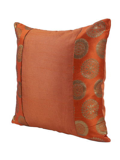 Orange Set of 5 Polyester 16 Inch x 16 Inch Cushion Covers