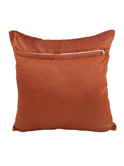 Orange Set of 5 Polyester 16 Inch x 16 Inch Cushion Covers