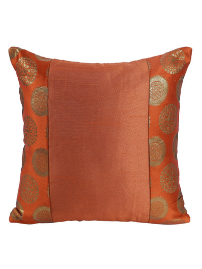 Orange Set of 5 Polyester 16 Inch x 16 Inch Cushion Covers