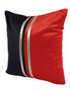 Black & Red Set of 5 Polyester 16 Inch x 16 Inch Cushion Covers