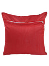 Black & Red Set of 5 Polyester 16 Inch x 16 Inch Cushion Covers