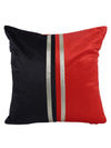 Black & Red Set of 5 Polyester 16 Inch x 16 Inch Cushion Covers