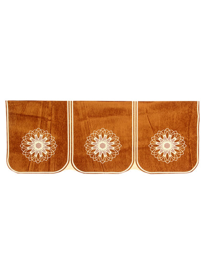 Romee 6-pieces rust mandala patterned 5-seater sofa covers sofacpl56