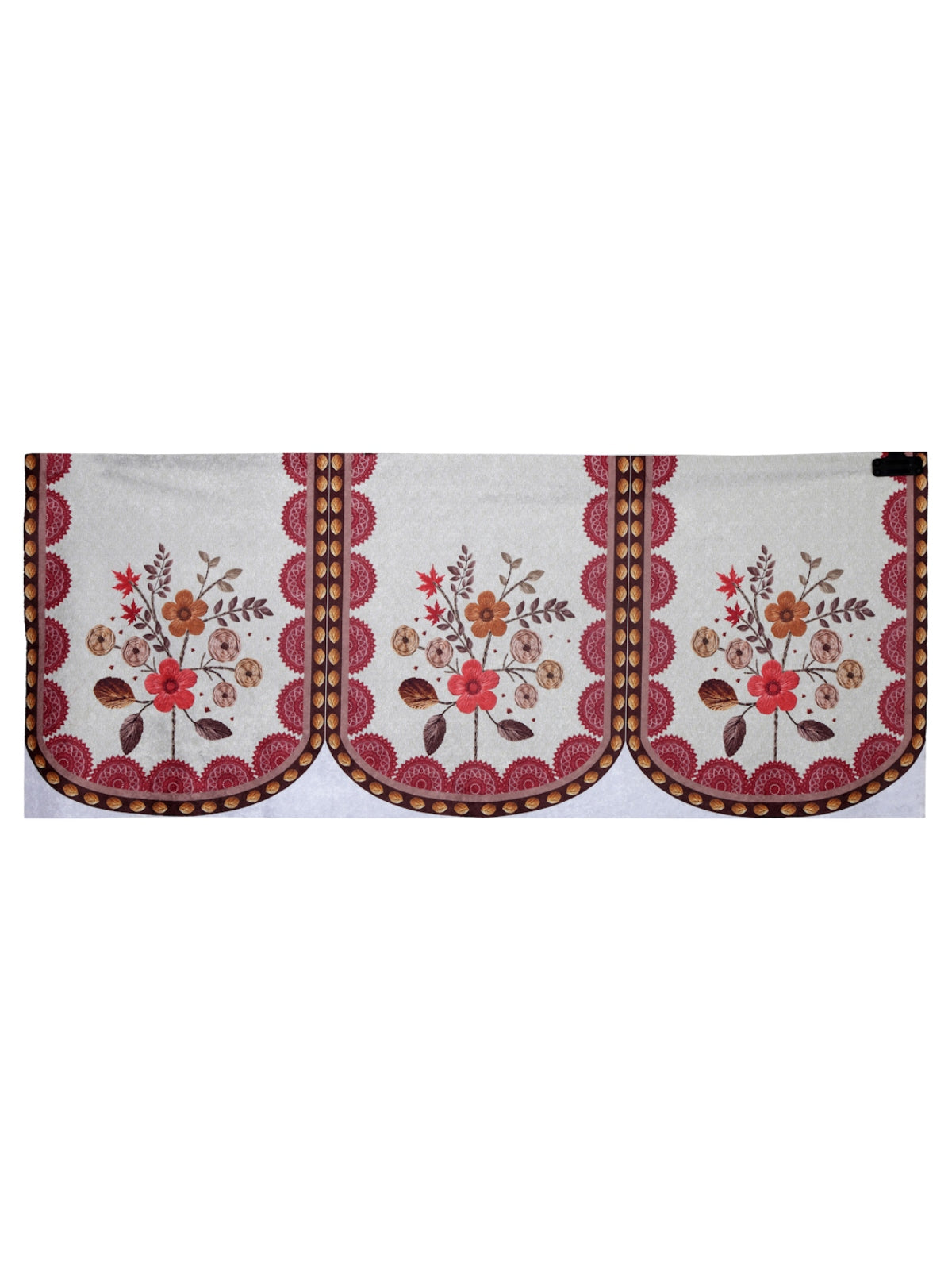 Romee 6-pieces pink & beige floral patterned 5-seater sofa covers slpss20_new