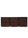 Brown Floral Patterned 5 Seater Sofa Cover Set